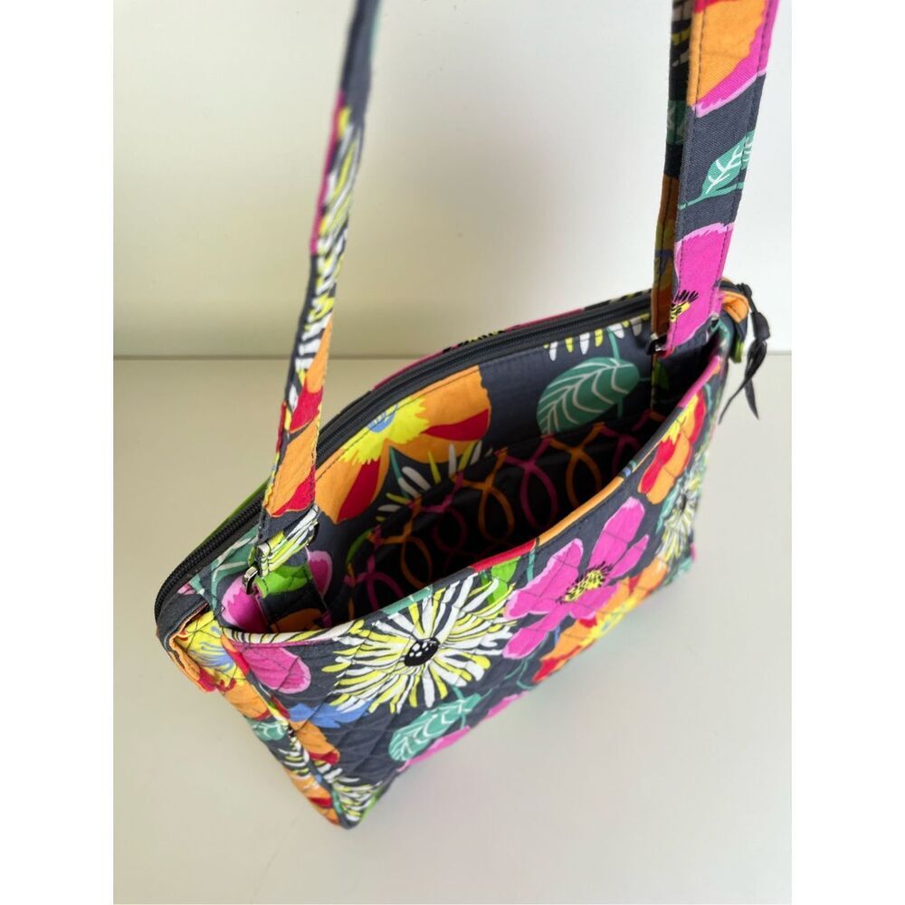 Vera Bradley Jazzy Blooms Tablet iPad Hipster Crossbody Floral Retired Pattern - Picture 5 of 9